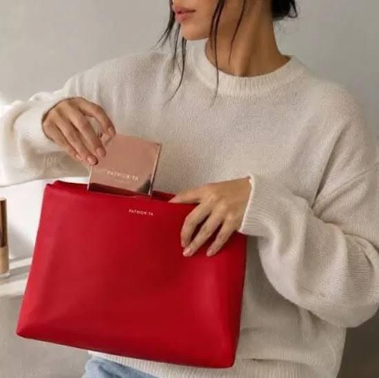 Patrick Ta - Strawberry Puffer Clutch