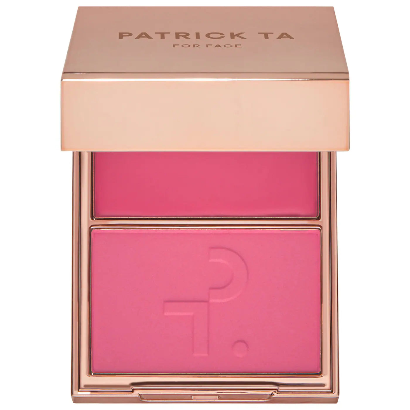 PATRICK TA MAJOR HEADLINES DOUBLE-TAKE CRÈME &
POWDER BLUSH DUO | Rubor en crema y polvo