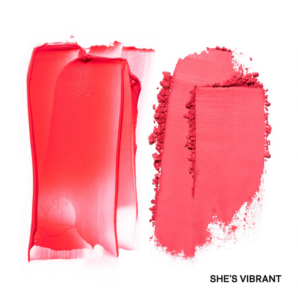 PATRICK TA MAJOR HEADLINES DOUBLE-TAKE CRÈME &
POWDER BLUSH DUO | Rubor en crema y polvo
