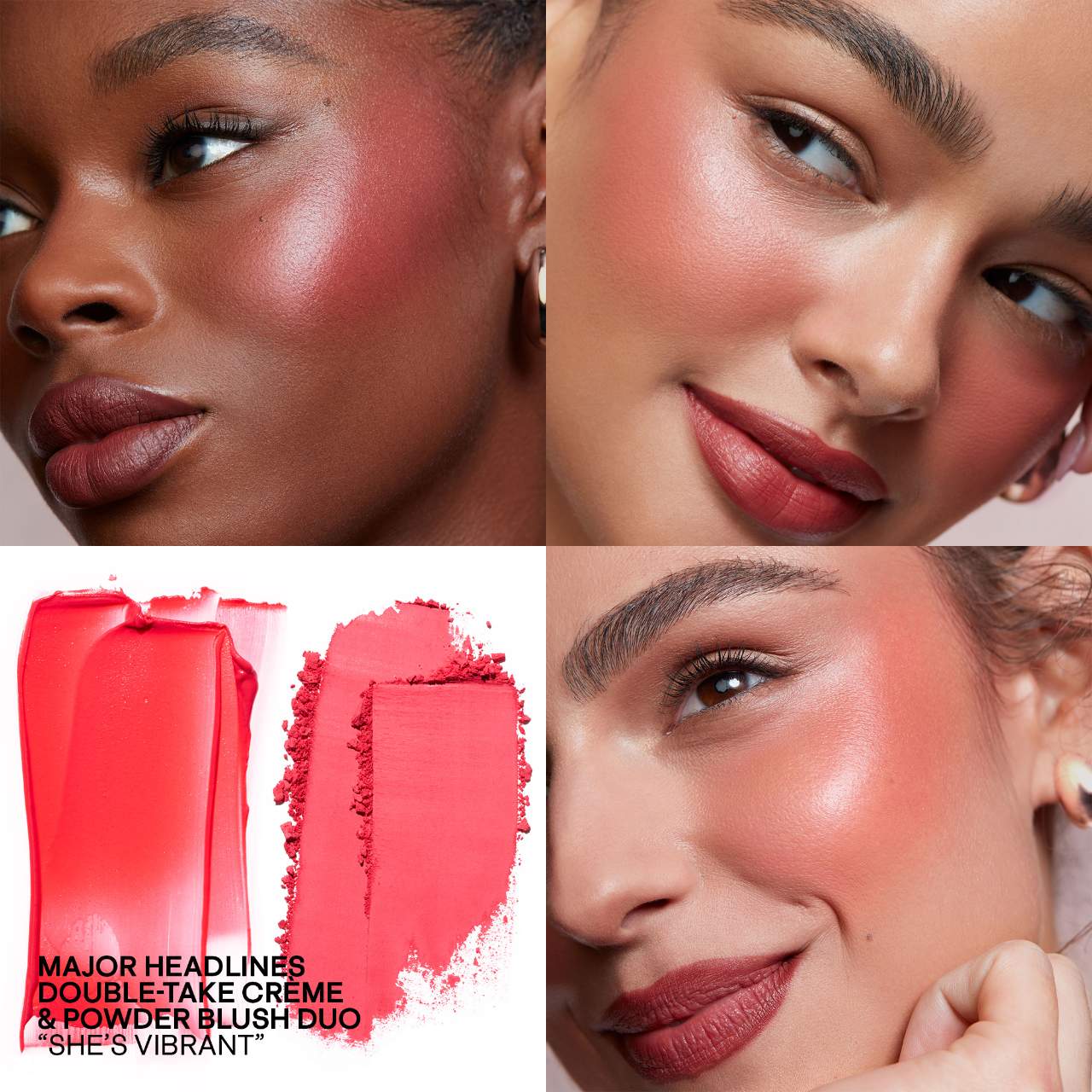 PATRICK TA MAJOR HEADLINES DOUBLE-TAKE CRÈME &
POWDER BLUSH DUO | Rubor en crema y polvo