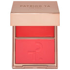 PATRICK TA MAJOR HEADLINES DOUBLE-TAKE CRÈME &
POWDER BLUSH DUO | Rubor en crema y polvo