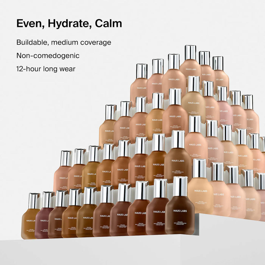 HAUS LABS by Lady Gaga - Triclone Skin Tech Medium Coverage Foundation with Fermented Arnica | Base de media cobertura con arnica