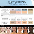 NATASHA DENONA - Hy-Glam Brightening & Hydrating Medium to Full Coverage Crease Proof Serum Concealer |Corrector hidratante e iluminador