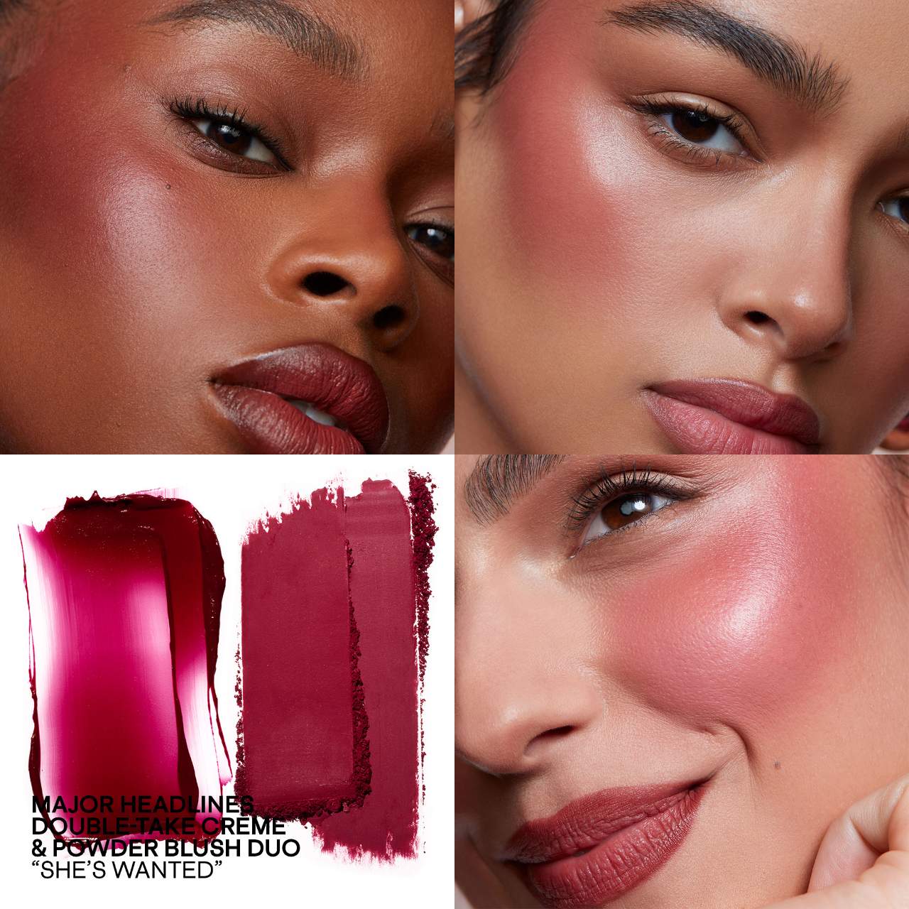 PATRICK TA MAJOR HEADLINES DOUBLE-TAKE CRÈME &
POWDER BLUSH DUO | Rubor en crema y polvo