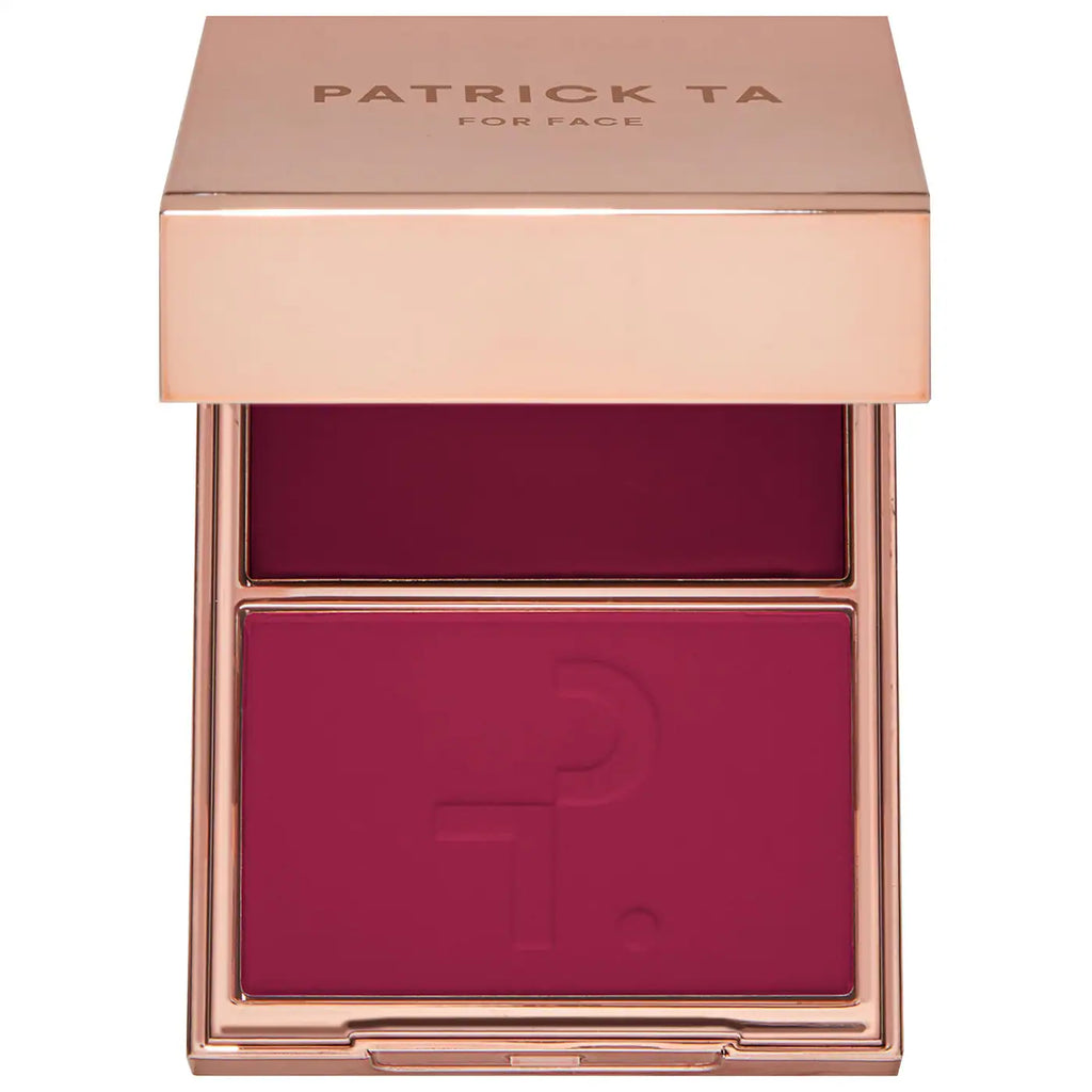 PATRICK TA MAJOR HEADLINES DOUBLE-TAKE CRÈME &
POWDER BLUSH DUO | Rubor en crema y polvo
