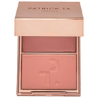 PATRICK TA MAJOR HEADLINES DOUBLE-TAKE CRÈME &
POWDER BLUSH DUO | Rubor en crema y polvo