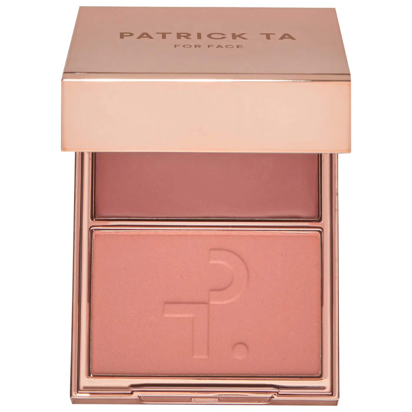 PATRICK TA MAJOR HEADLINES DOUBLE-TAKE CRÈME &
POWDER BLUSH DUO | Rubor en crema y polvo