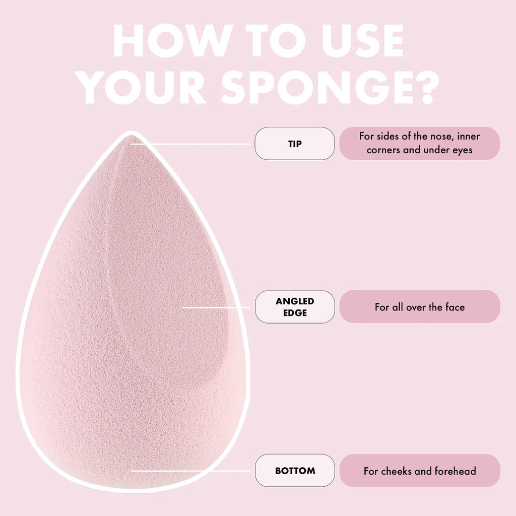 SEPHORA COLLETION - Flawless Complexion Angled Sponge | Esponja para rostro