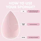 SEPHORA COLLETION - Flawless Complexion Angled Sponge | Esponja para rostro