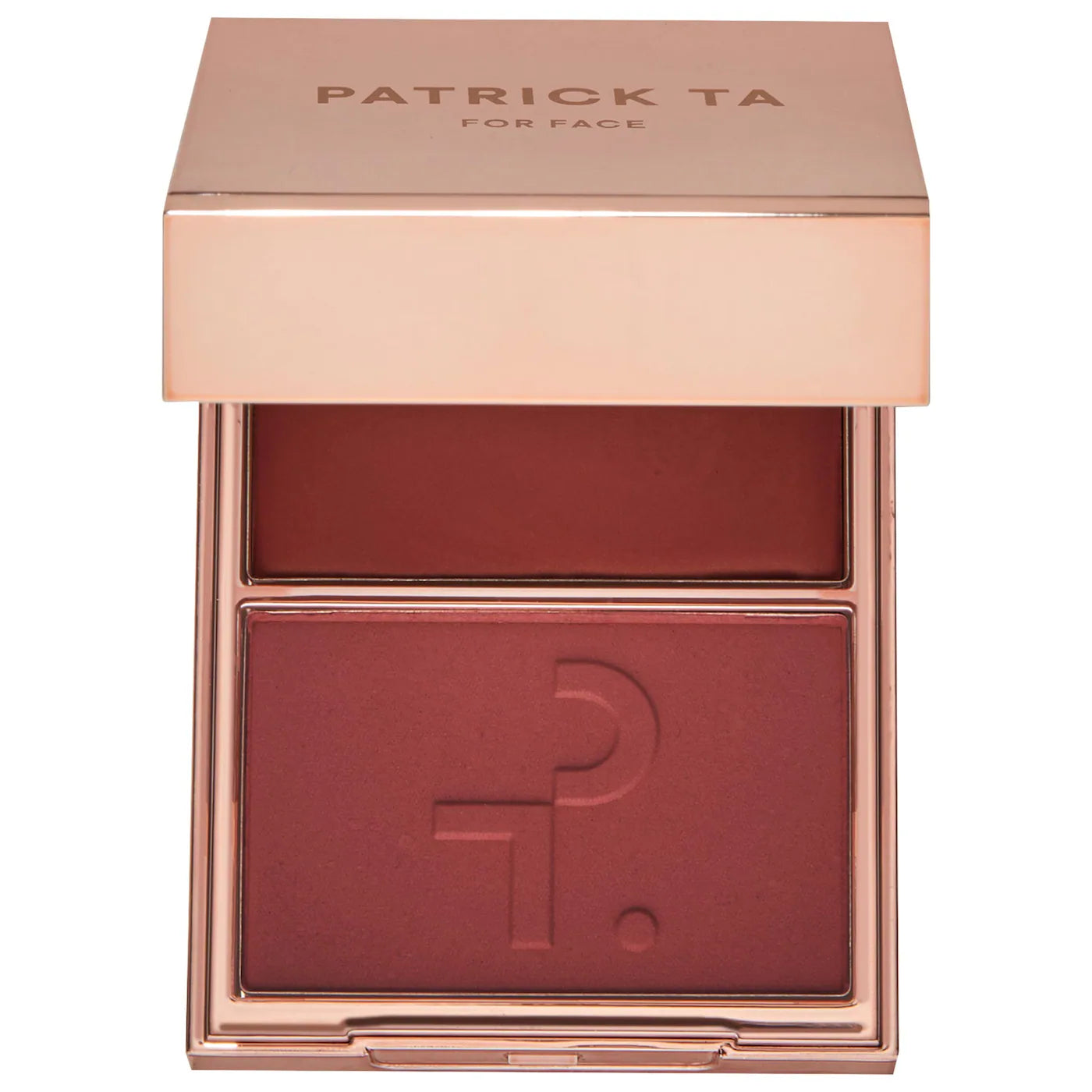 PATRICK TA MAJOR HEADLINES DOUBLE-TAKE CRÈME &
POWDER BLUSH DUO | Rubor en crema y polvo