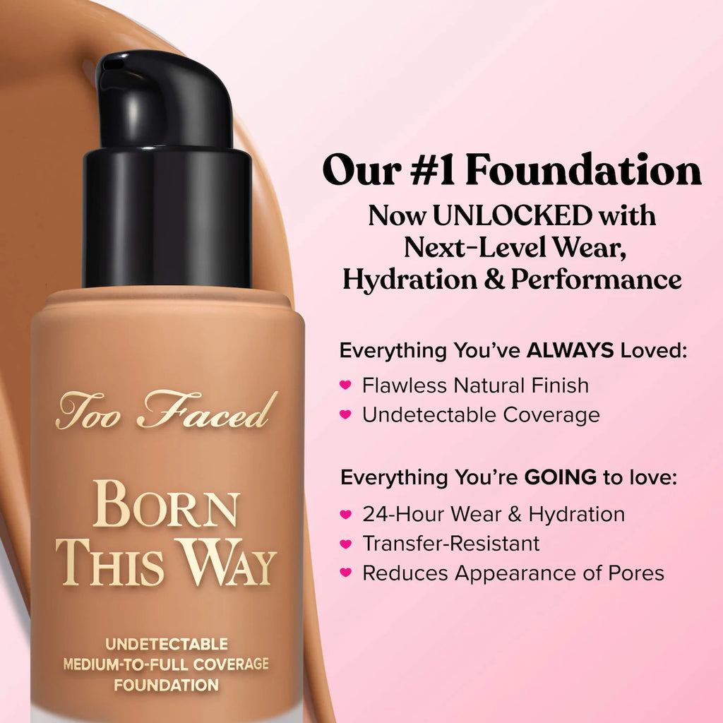 TOO FACED Base Born This Way Undetectable Medium-To-Full Coverage Foundation