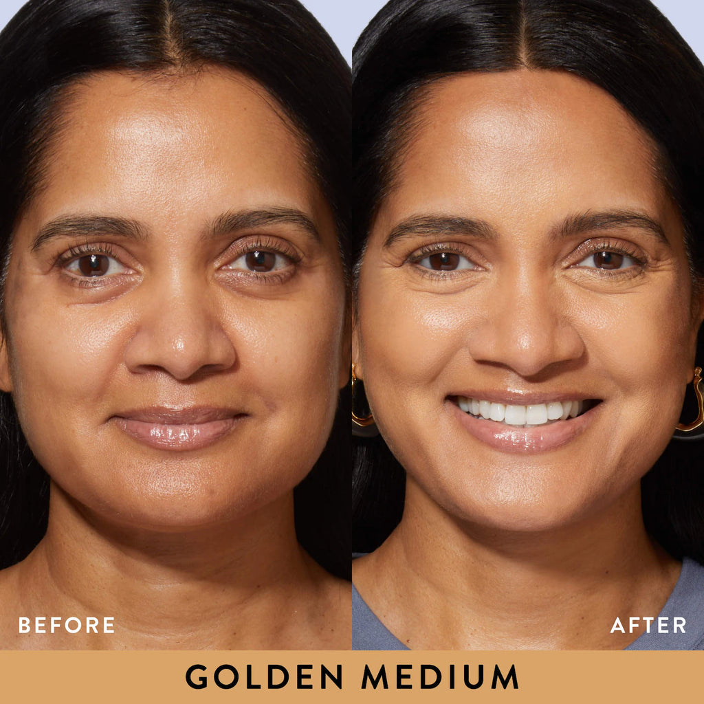 LAURA GELLER - Balance and Brighten Color Correcting Baked Powder Foundation + Kabuki Brush Set | Base en polvo + Brocha Kabuki