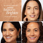 LAURA GELLER - Balance and Brighten Color Correcting Baked Powder Foundation + Kabuki Brush Set | Base en polvo + Brocha Kabuki