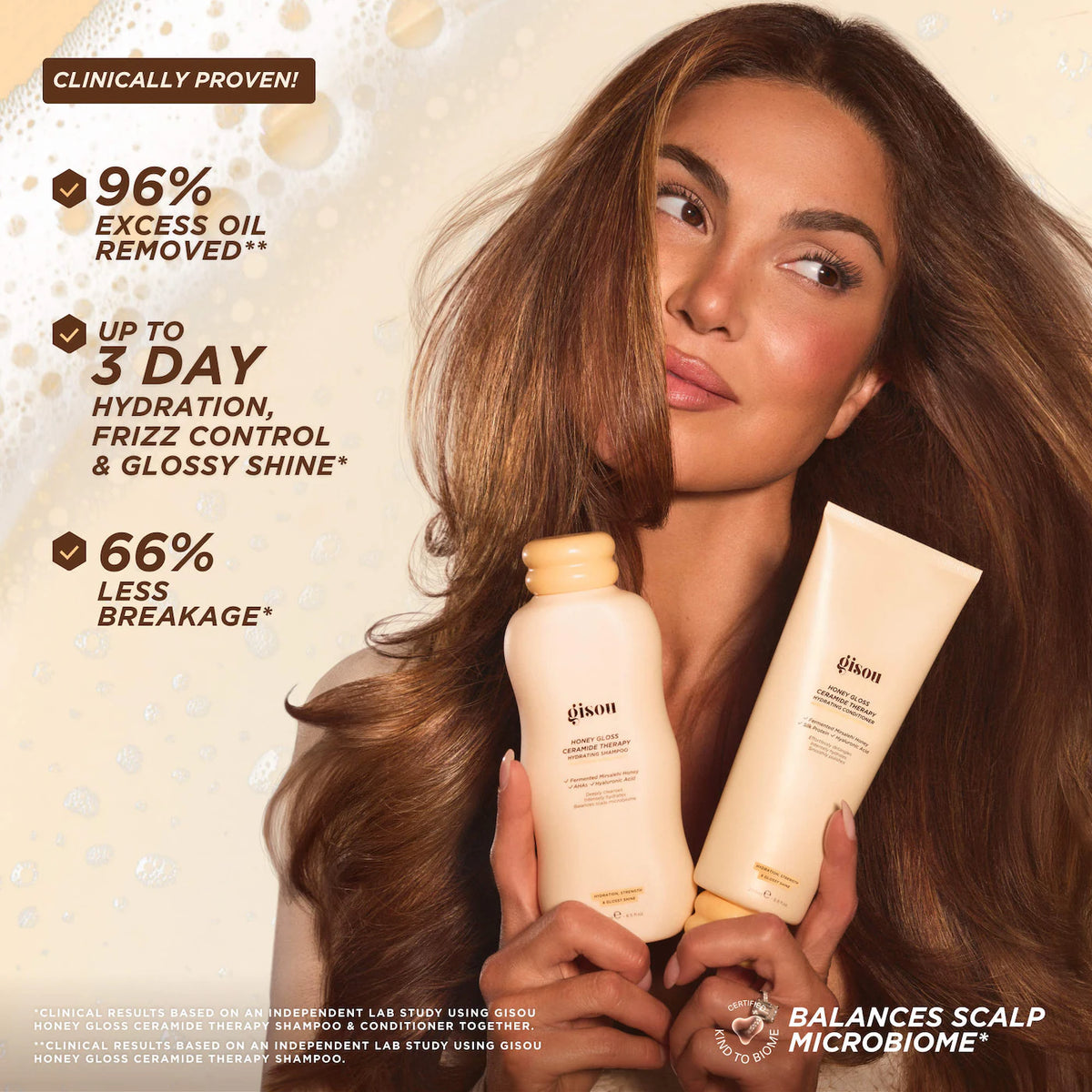 Gisou - Mini Honey Gloss Ceramide Therapy Hydrating Shampoo