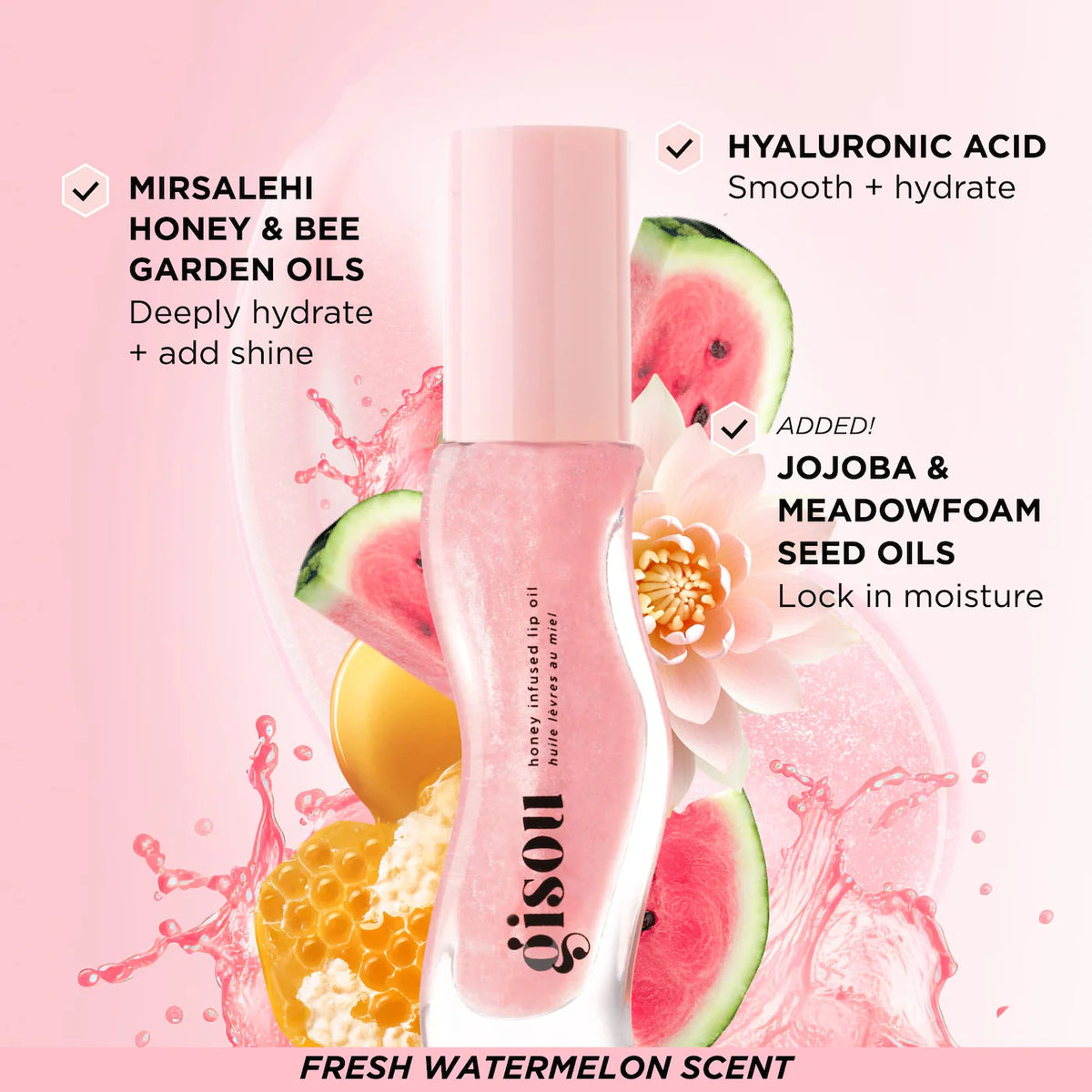 Gisou - Honey Glow Icons Hair & Lip Set