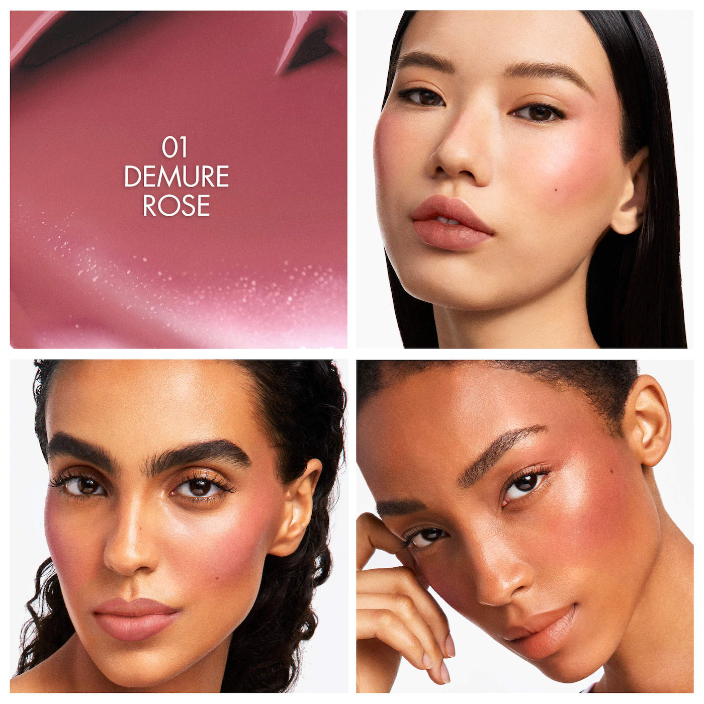 DOLCE & GABANNA - Cherry Glaze Bar 24H Lasting Glow & Waterproof Cream Blush Stick with Vegan Collagen | Blush en stick