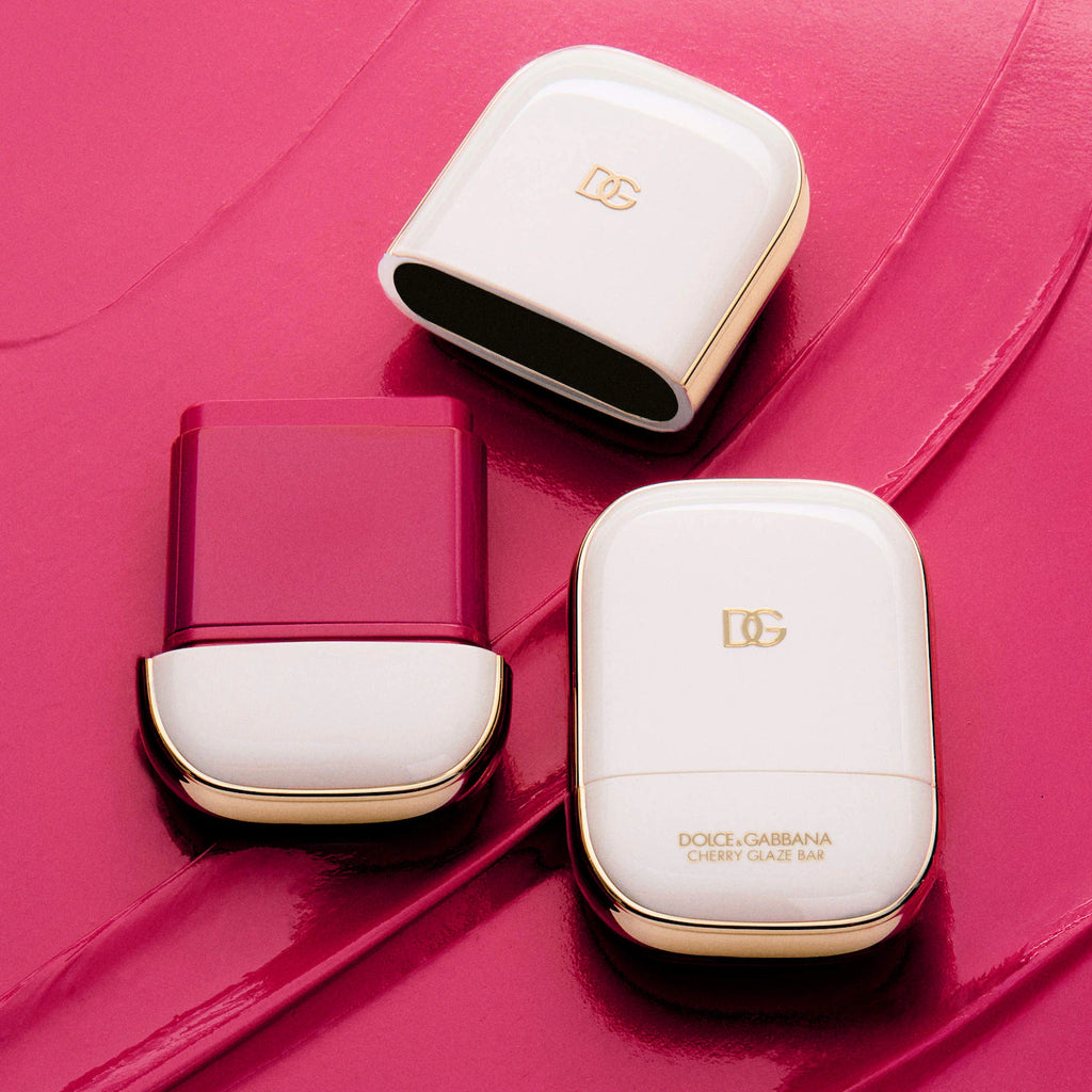 DOLCE & GABANNA - Cherry Glaze Bar 24H Lasting Glow & Waterproof Cream Blush Stick with Vegan Collagen | Blush en stick