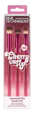 REAL TECHNIQUES - Berry Kiss Mesmer Eyes brush set | Set de brochas para ojos