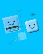 STARFACE - Hydro-Stars + Salicylic Acid Big Blue / Parches para granitos Ácido salicílico + Case con espejo