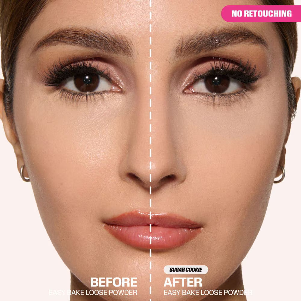 HUDA BEAUTY  Easy Bake Loose Baking & Setting Powder FULL SIZE (Polvo Fijador De Maquillaje)